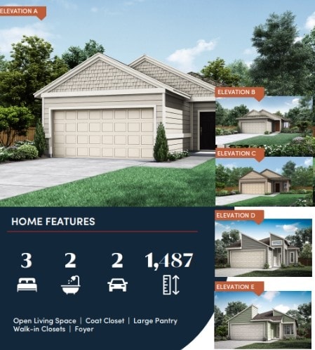 347 Witchhazel Way, San Marcos, TX 78666 - view of a document with a collage of images