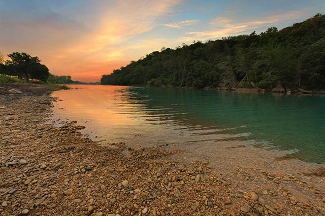 347 Witchhazel Way, San Marcos, TX 78666 - water view featuring a forest