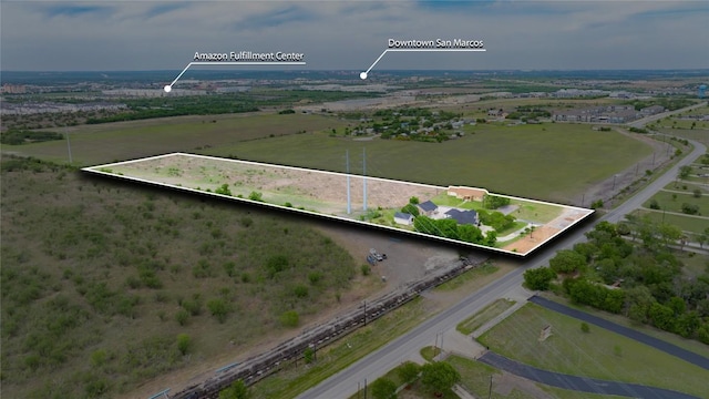 3424 S Old Bastrop Hwy, San Marcos, TX 78666 - overview of rural landscape