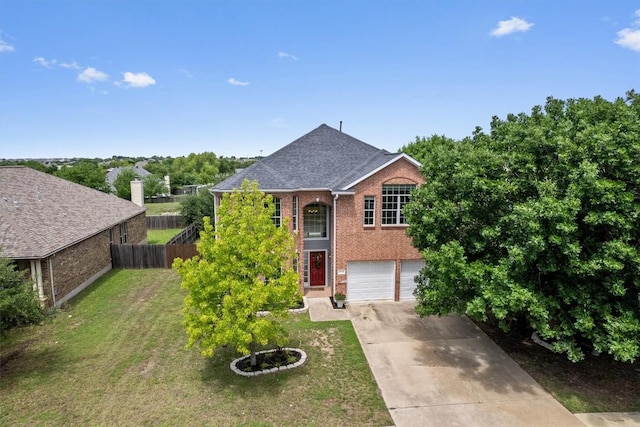 21016 Penny Royal Dr, Pflugerville, TX 78660 - traditional-style home featuring brick siding, concrete driveway, a garage, and roof with shingles