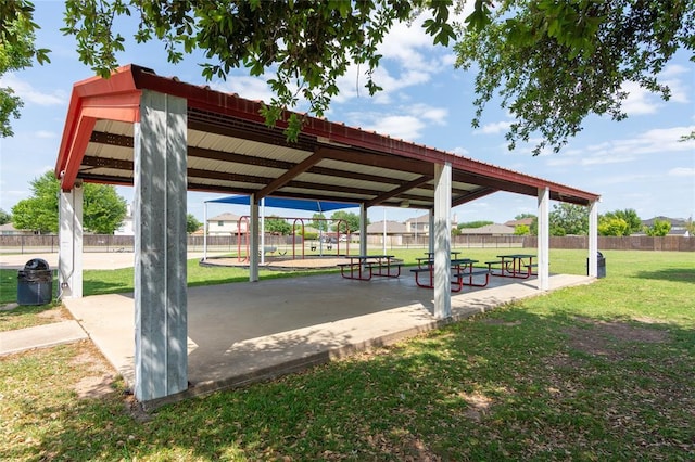 view of property's community