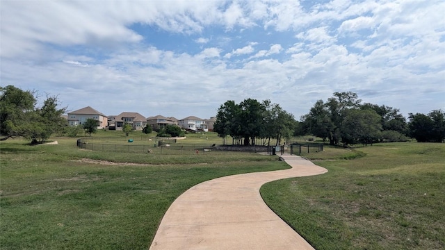 view of property's community