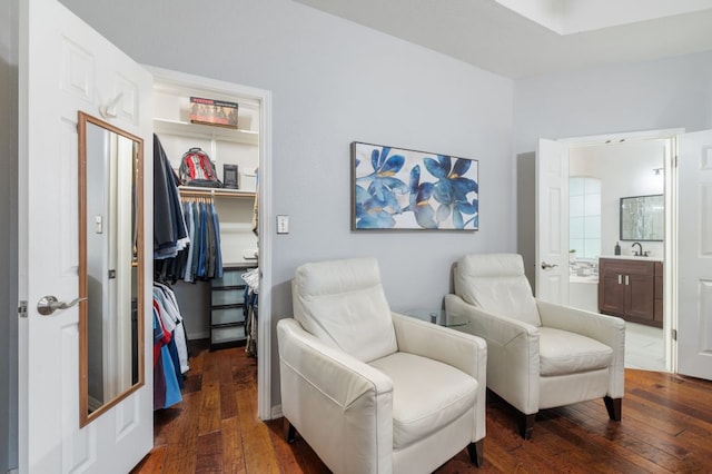 3016 Sunland Dr, Austin, TX 78748 - living area with hardwood / wood-style floors