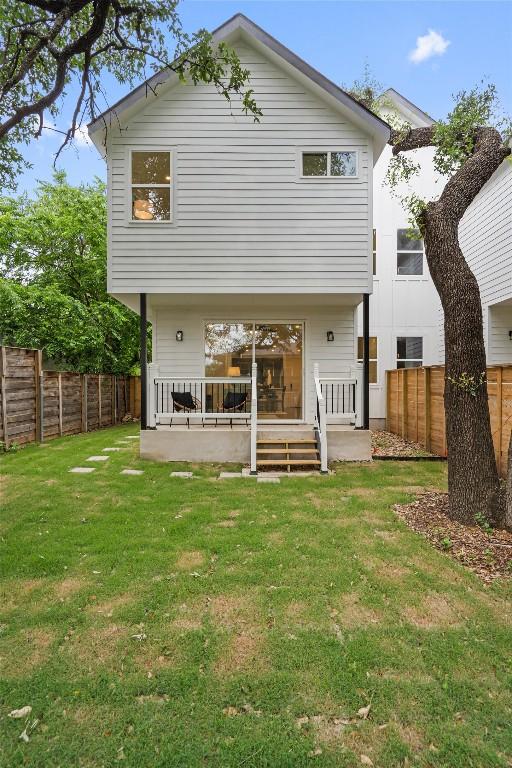 1208 W Oltorf St Unit B, Austin, TX 78704 - view of rear view of property
