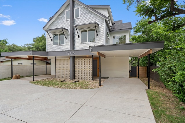 1208 W Oltorf St Unit B, Austin, TX 78704 - contemporary home with a garage