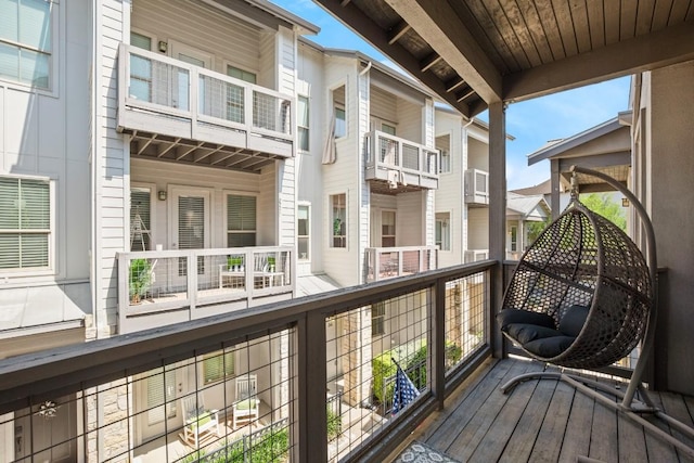 2520 Bluebonnet Ln Unit 32, Austin, TX 78704 - balcony with a wall mounted AC