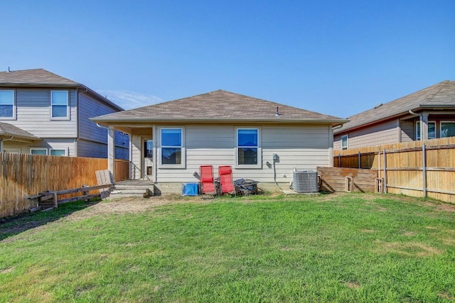12224 Token Trl, Elgin, TX 78621 - rear view of property featuring cooling unit