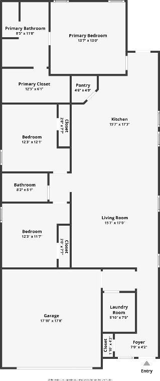 12224 Token Trl, Elgin, TX 78621 - floor plan / room layout