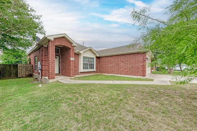 view of front of house featuring brick siding