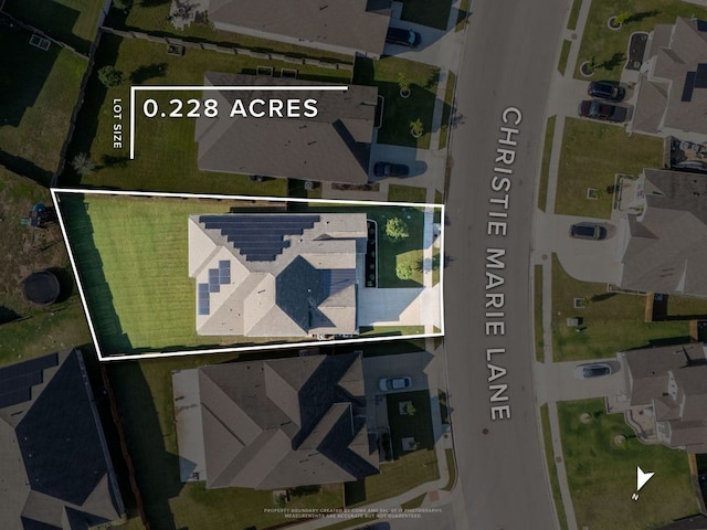 20513 Christie Marie Ln, Pflugerville, TX 78660 - map / location featuring property parcel outlined
