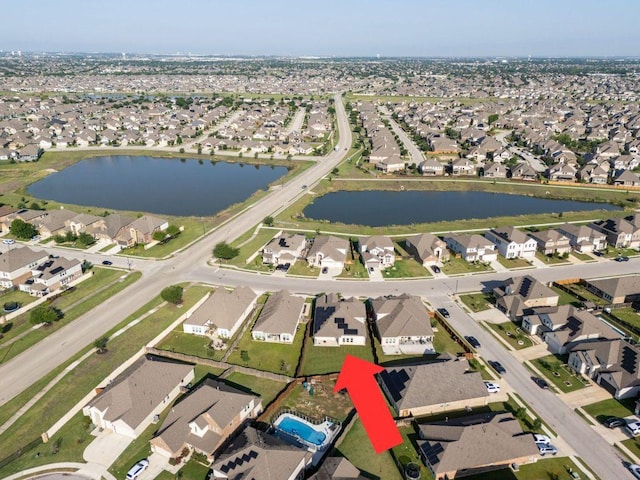 20513 Christie Marie Ln, Pflugerville, TX 78660 - aerial view of property's location with a nearby body of water and nearby suburban area