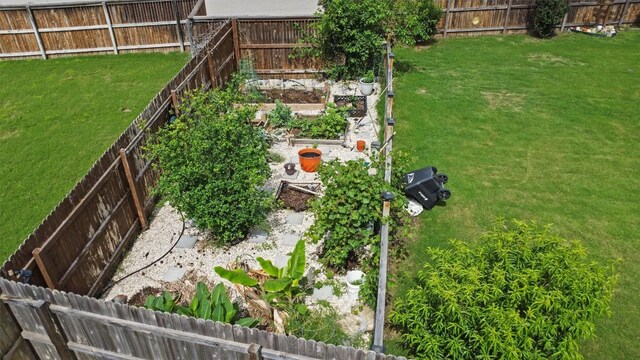 7404 Leonardo Dr, Round Rock, TX 78665 - view of yard with a vegetable garden