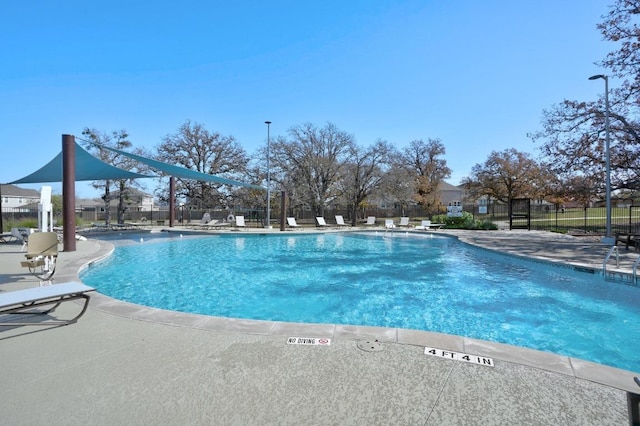 257 Falling Star Ln, Georgetown, TX 78628 - community pool featuring fence and a patio