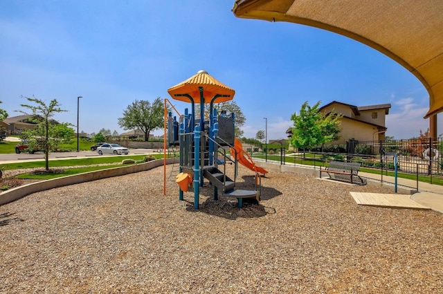 257 Falling Star Ln, Georgetown, TX 78628 - community playground with fence