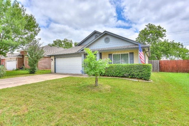 ranch-style house featuring driveway and an attached garage