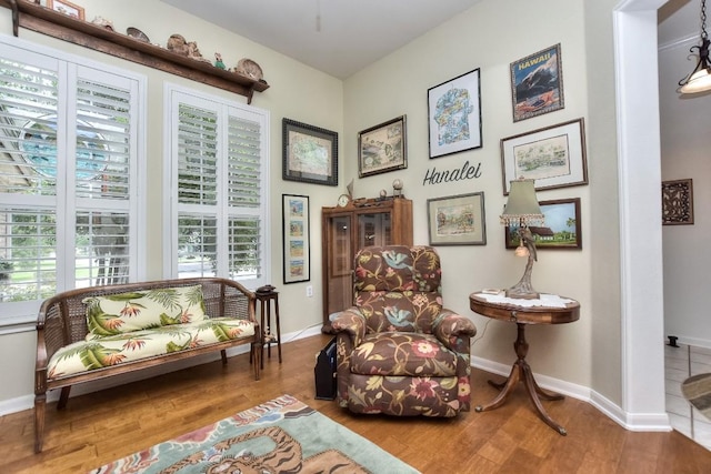 109 Cattle Trail Way, Georgetown, TX 78633 - sitting room with wood finished floors and baseboards