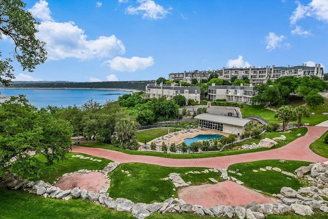 2918 N Ranch Road 620 Unit B112, Austin, TX 78734 - surrounding community with fence and a water view