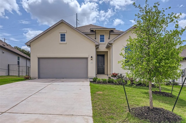 4608 Modena Bay Bnd, Leander, TX 78641 - traditional-style home with stucco siding, driveway, and a shingled roof