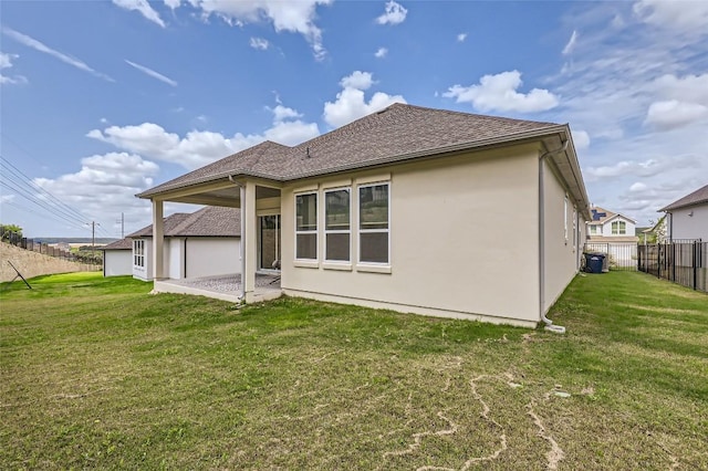 4608 Modena Bay Bnd, Leander, TX 78641 - back of property with stucco siding and a shingled roof