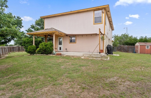 13306 James Monroe St, Manor, TX 78653 - back of property with ceiling fan