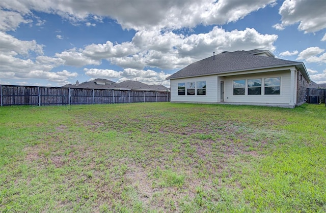 286 Spinnaker Loop, Kyle, TX 78640 - rear view of property featuring central air condition unit