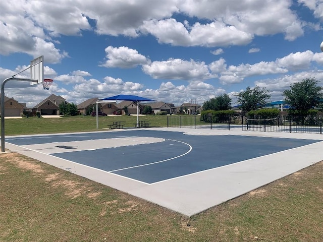 286 Spinnaker Loop, Kyle, TX 78640 - view of basketball court featuring community basketball court and a residential view