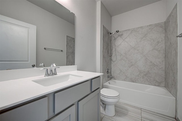 286 Spinnaker Loop, Kyle, TX 78640 - full bathroom with toilet, vanity, and shower / tub combination