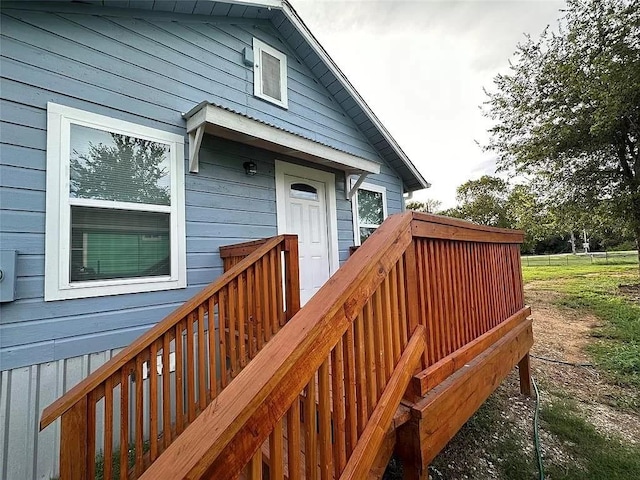 202 Prima St Unit A, Smithville, TX 78957 - view of wooden deck