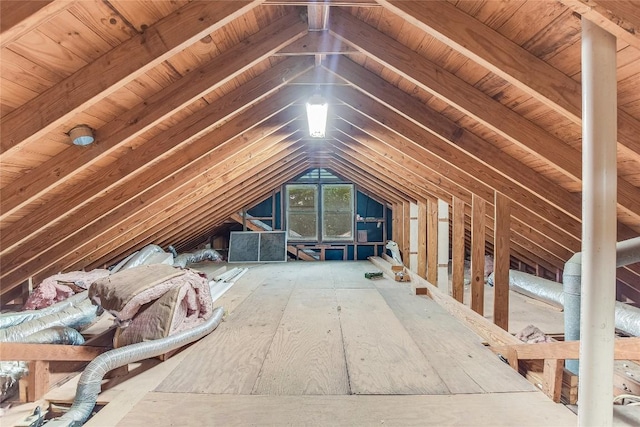 503 Colorado St, Smithville, TX 78957 - view of unfinished attic
