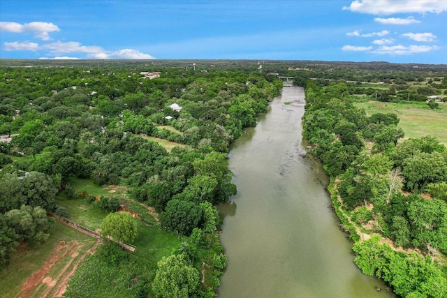 503 Colorado St, Smithville, TX 78957 - aerial overview of property's location with a large body of water