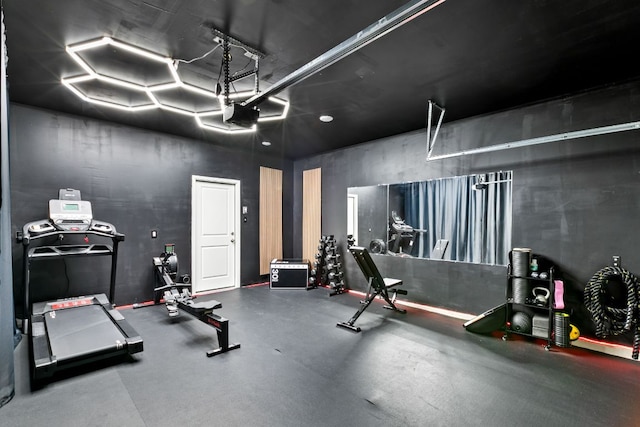 615 Backstays Loop, Kyle, TX 78640 - view of workout area