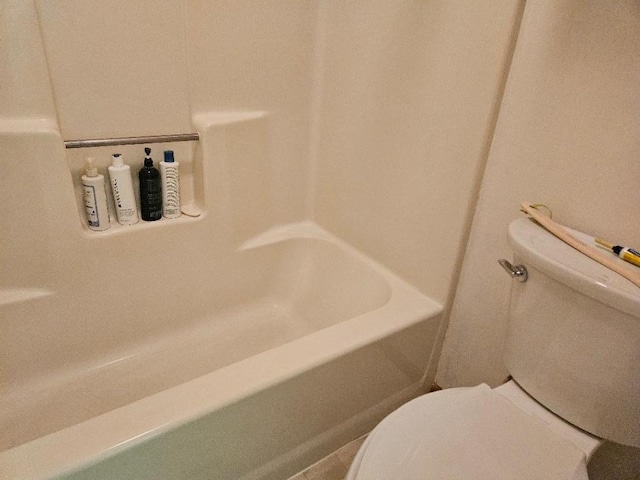 102 Stubblefield Dr, Elgin, TX 78621 - bathroom with toilet, a tub, and a shower