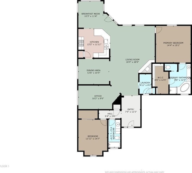 105 Longhorn Cavern Cv, Georgetown, TX 78633 - property floor plan