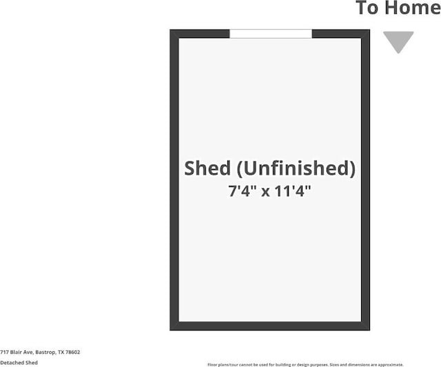 717 Blair Ave, Bastrop, TX 78602 - property floor plan