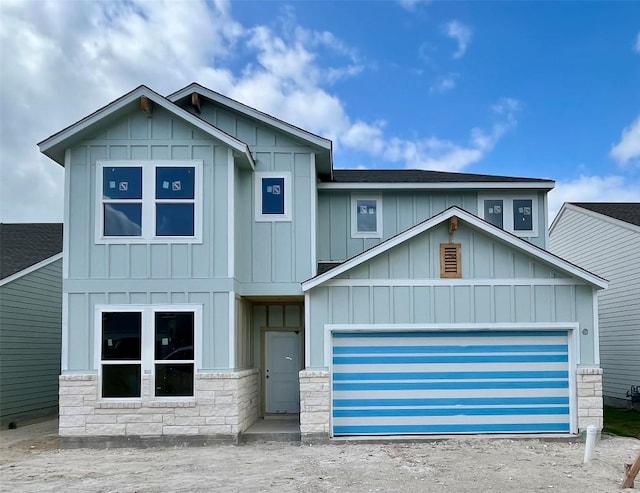 5307 Bruno St, Round Rock, TX 78665 - view of front of property with board and batten siding and a shingled roof
