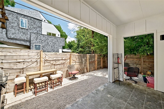 5506 Evans Ave Unit 1, Austin, TX 78751 - fenced backyard featuring a patio