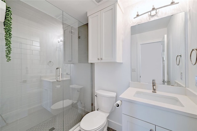 5506 Evans Ave Unit 1, Austin, TX 78751 - full bath with a stall shower and vanity