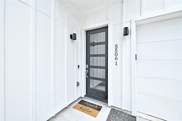 5506 Evans Ave Unit 1, Austin, TX 78751 - view of exterior entry with board and batten siding