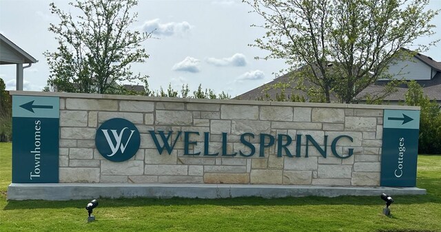 5315 Bruno St, Round Rock, TX 78665 - community sign featuring a lawn