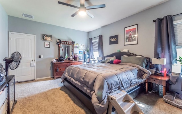 1714 Deodara Dr, Cedar Park, TX 78613 - carpeted bedroom featuring ceiling fan