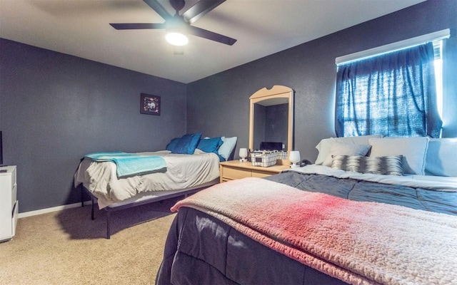 1714 Deodara Dr, Cedar Park, TX 78613 - bedroom with carpet floors and ceiling fan