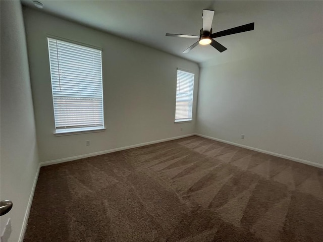 8525 Wellspring Loop, Round Rock, TX 78665 - carpeted empty room featuring a ceiling fan and baseboards