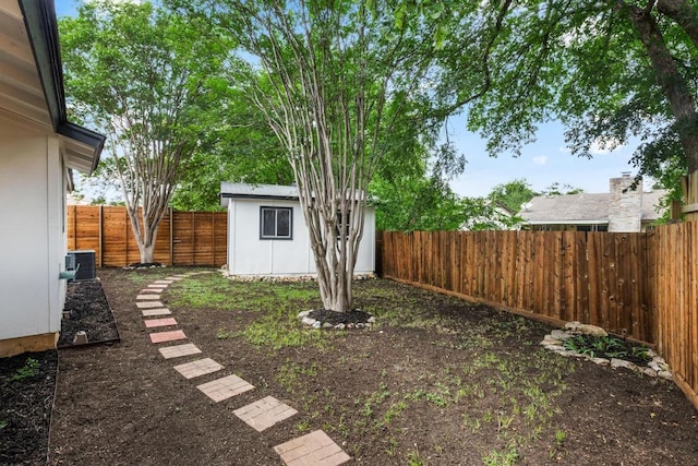 2506 Carlow Dr, Austin, TX 78745 - fenced backyard with cooling unit