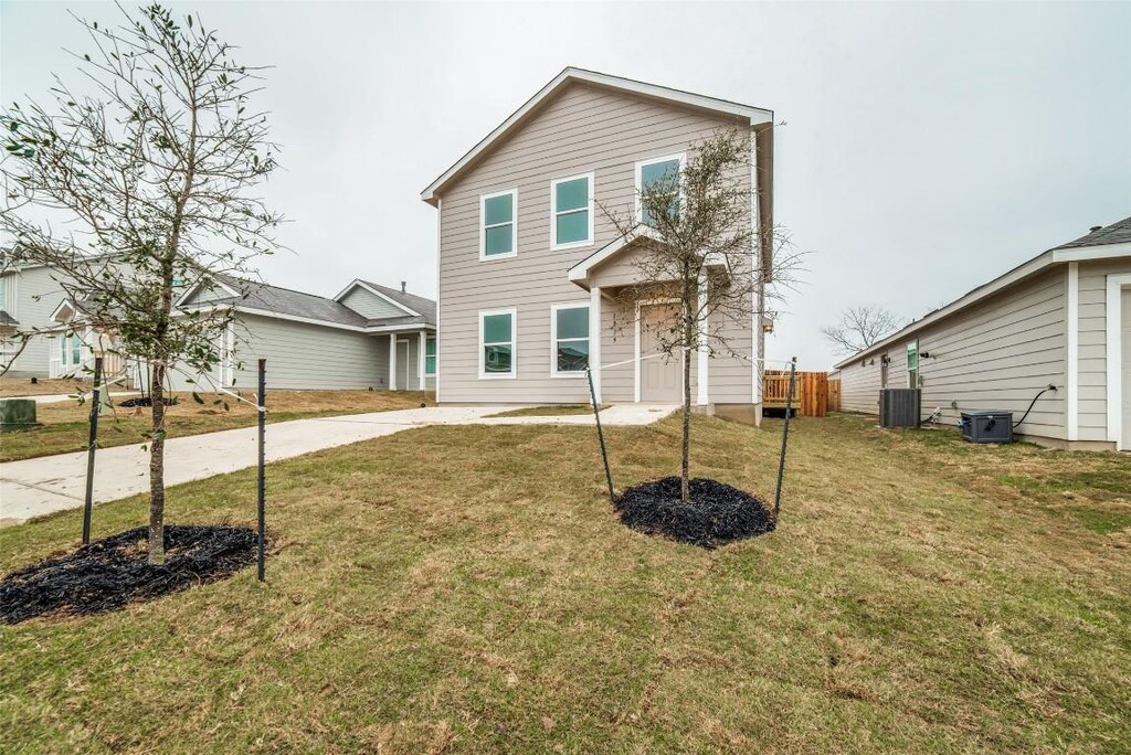 1019 Cook Bnd, San Antonio, TX 78221 - traditional-style home featuring central air condition unit