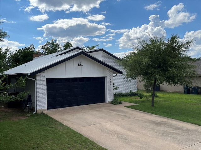 garage featuring driveway