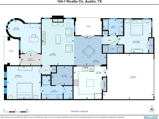 104 Rivalto Cir Unit 1, Lakeway, TX 78734 - view of property floor plan