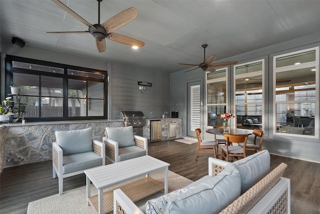 225 Escarpment Way, Cedar Park, TX 78613 - sunroom with a sink