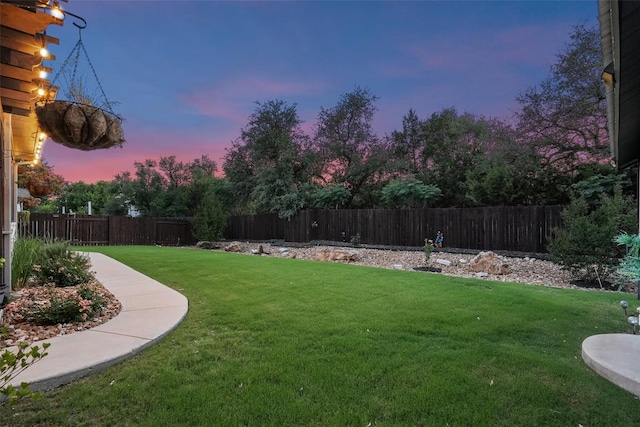 225 Escarpment Way, Cedar Park, TX 78613 - view of yard at dusk