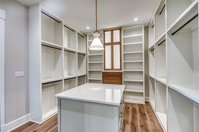 106 Edwards Cir, Horseshoe Bay, TX 78657 - spacious closet featuring light wood finished floors