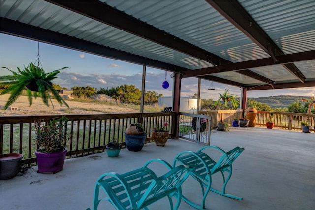 297 White Ranch Rd, Blanco, TX 78606 - view of patio featuring fence